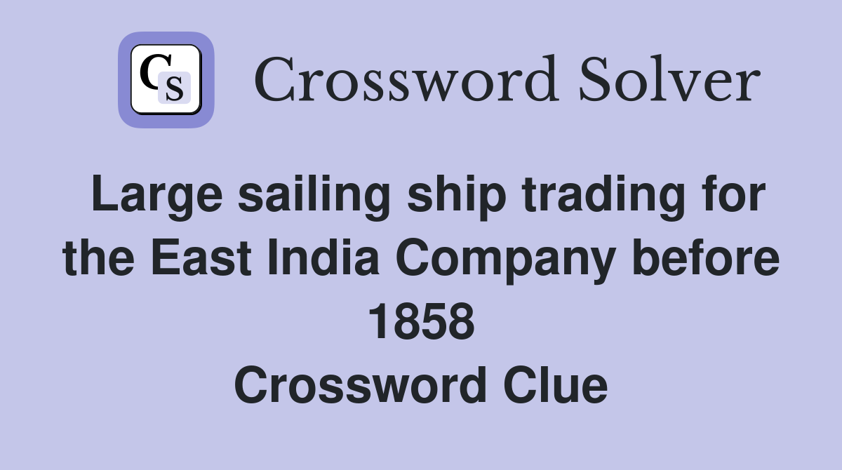 large yacht sail crossword clue